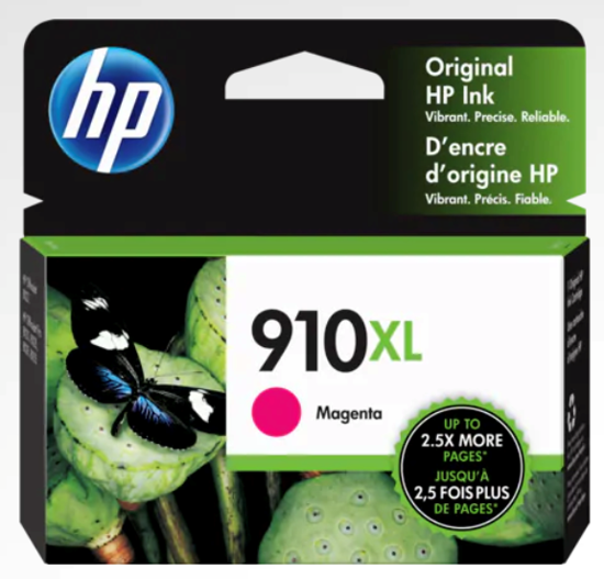 Picture of HP 910XL Magenta Ink Cartridge - 3YL63AN